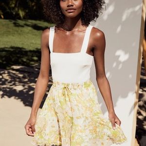 Lulu’s Symbolize White Sleeveless Bodysuit